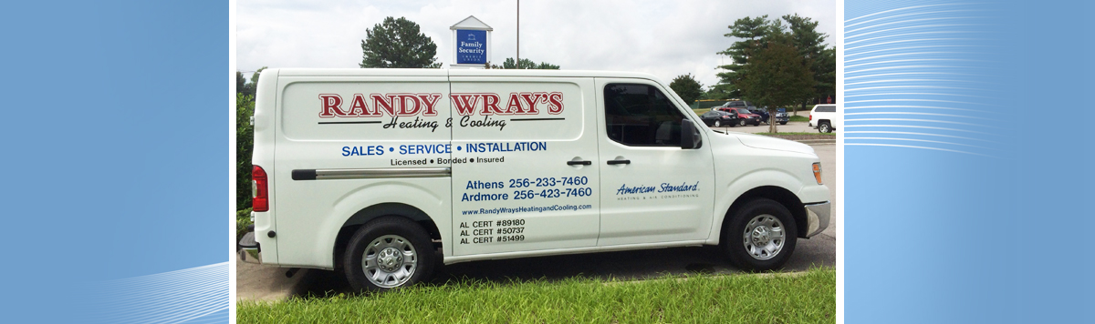 Randy Wray's Heating & Cooling | Ardmore, AL | van